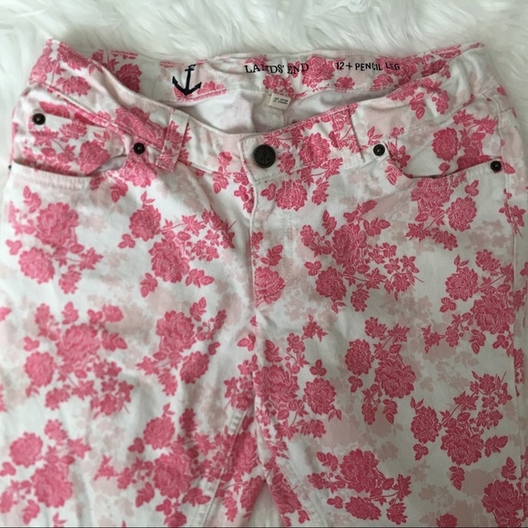 🎉HP🎉 Land's End Pencil Leg Jeans Girl's 12 Plus - Picture 3 of 7